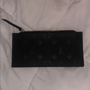 Black embossed wallet